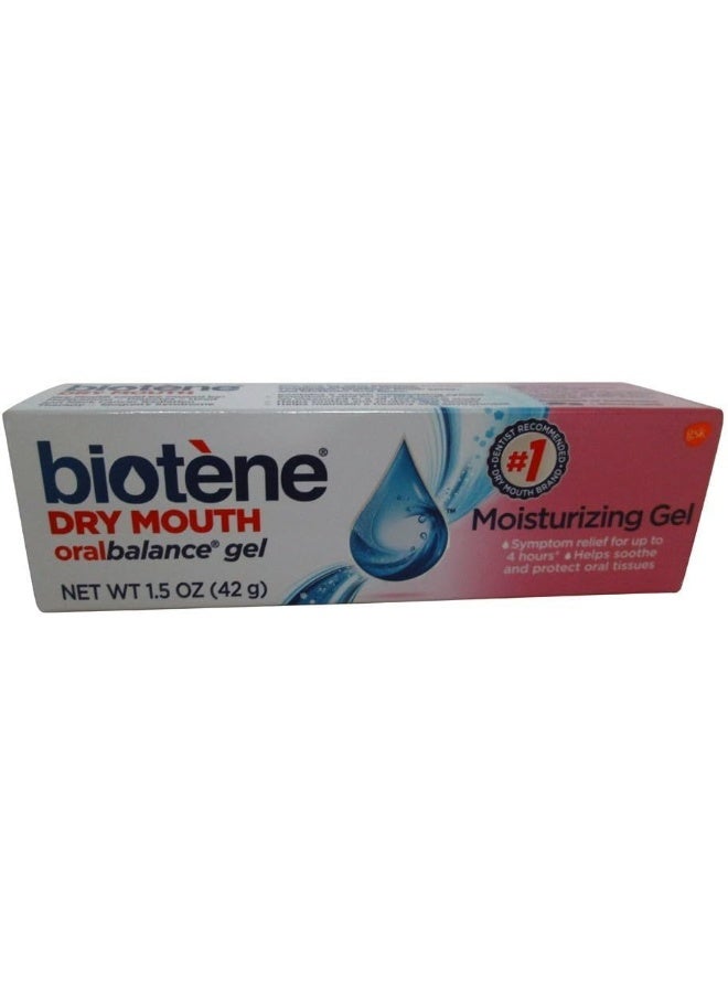 biotène OralBalance Moisturizing Gel, Alcohol Free Gel and Dry Mouth Gel, Flavor Free - 1.5 oz